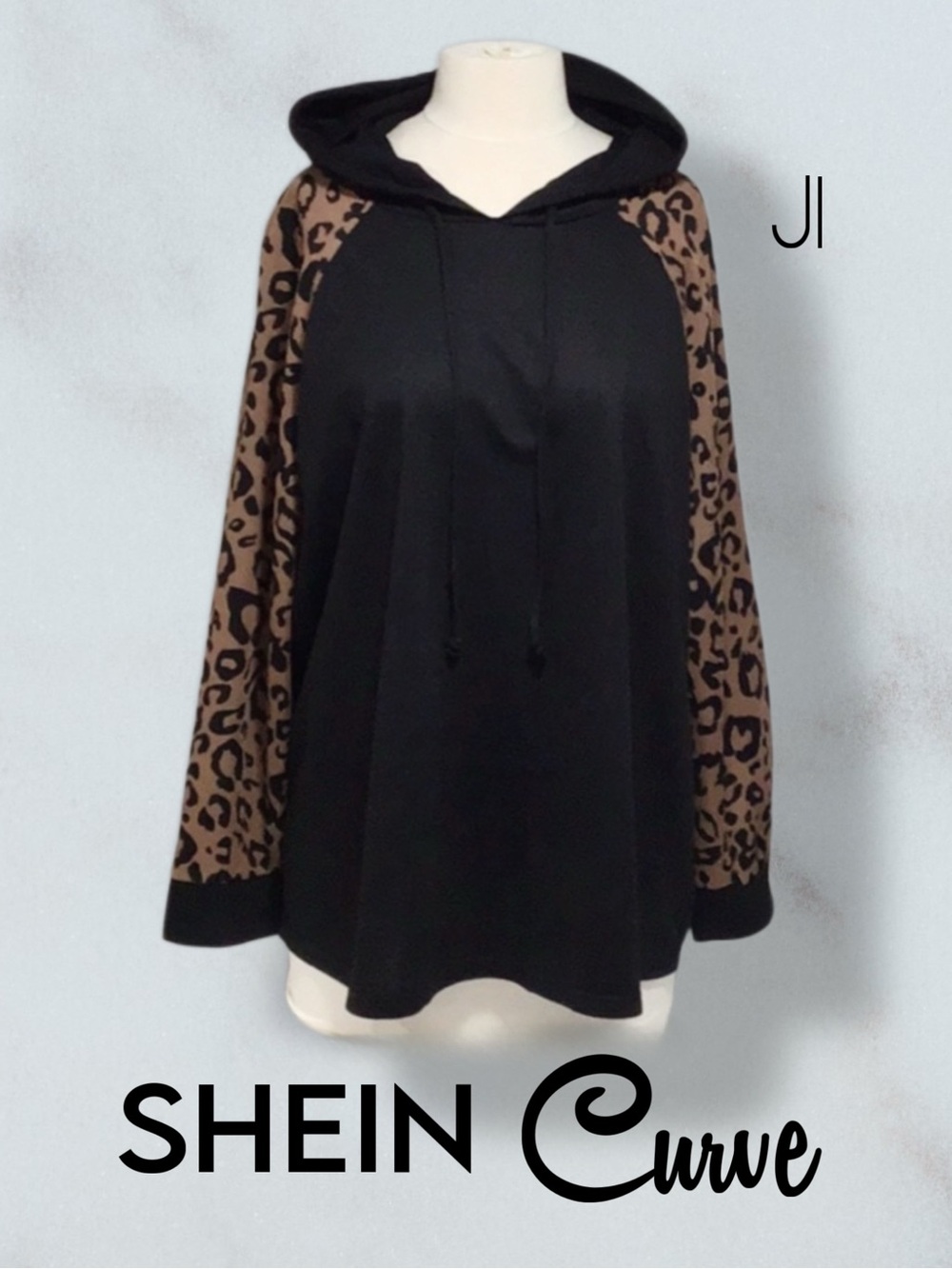 SHEIN CURVE Emory Rose Hoodie Size 2XL